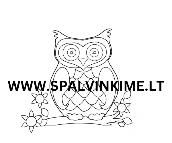 Paukštis spalvinimui